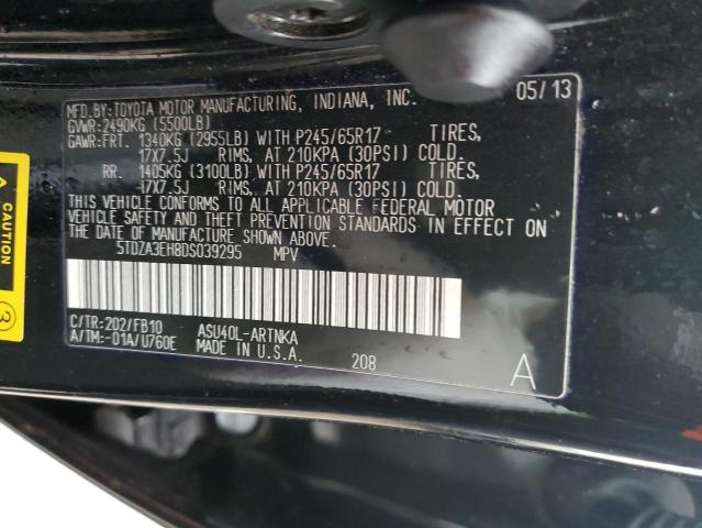 Photo 13 VIN: 5TDZA3EH8DS039295 - TOYOTA HIGHLANDER 