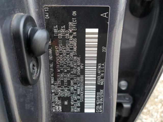 Photo 12 VIN: 5TDZA3EH9DS039080 - TOYOTA HIGHLANDER 