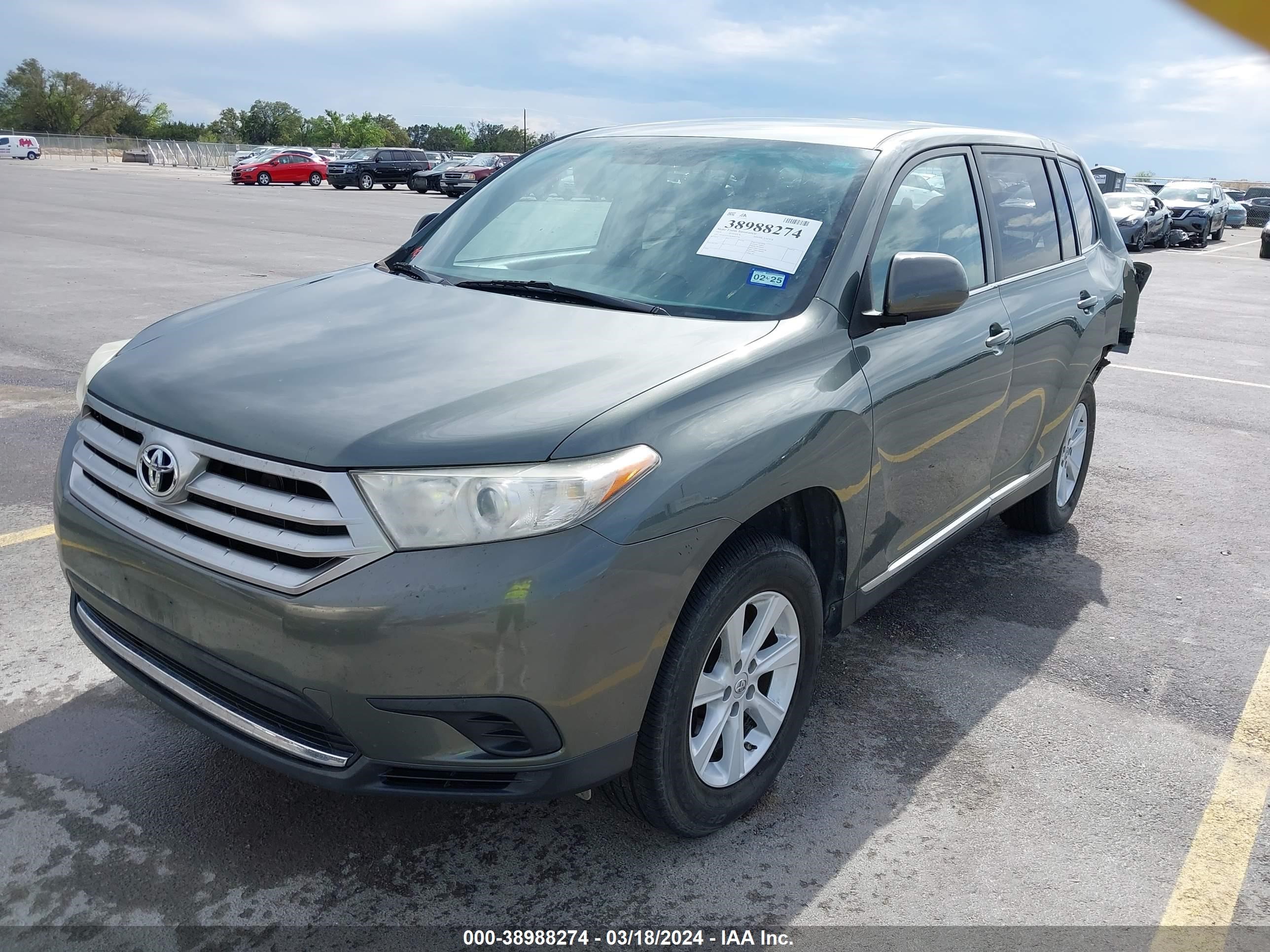 Photo 1 VIN: 5TDZA3EH9DS041136 - TOYOTA HIGHLANDER 