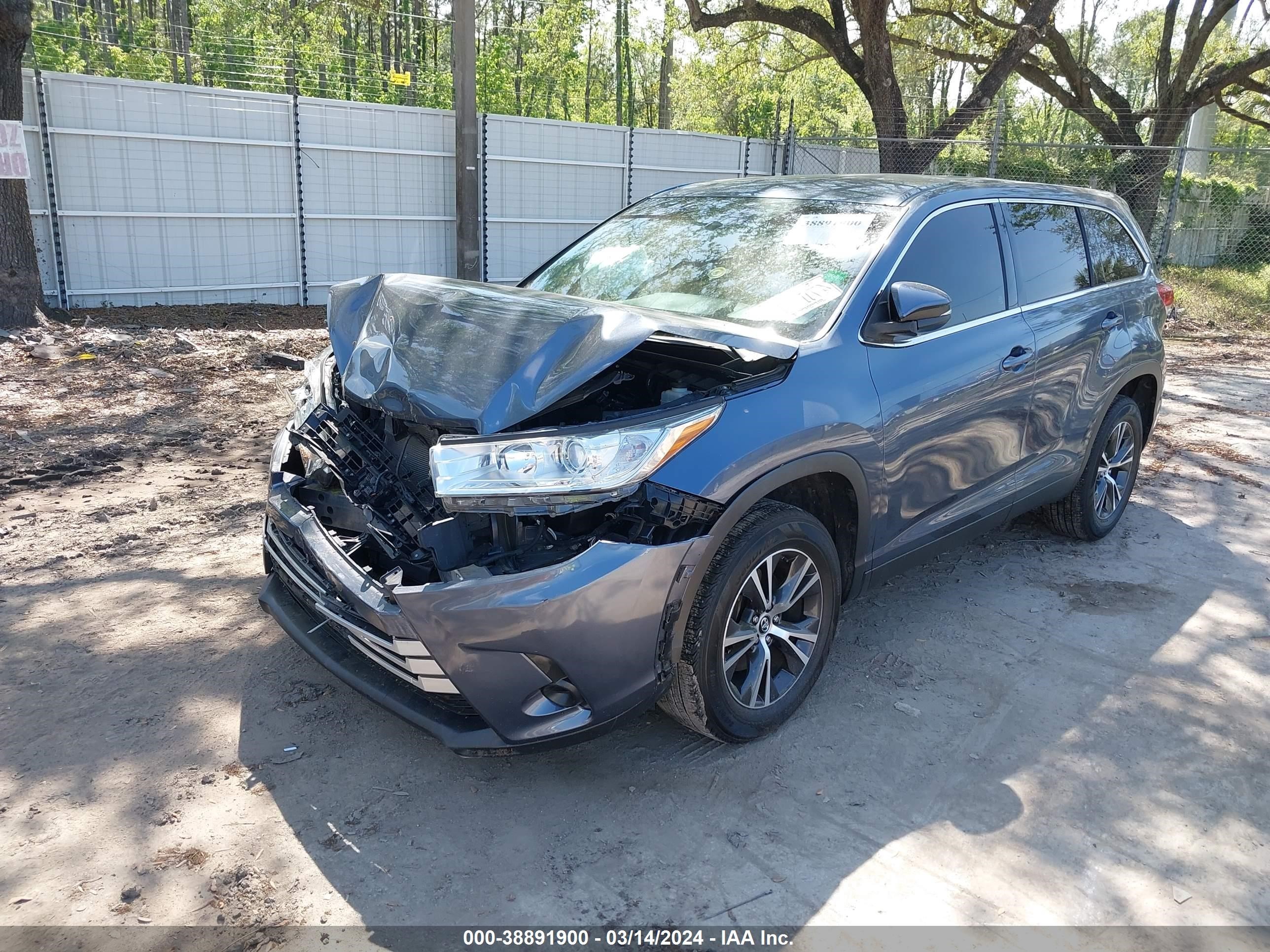 Photo 1 VIN: 5TDZARFH0KS049849 - TOYOTA HIGHLANDER 