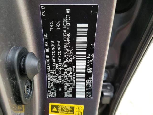 Photo 13 VIN: 5TDZARFH3HS027109 - TOYOTA HIGHLANDER 