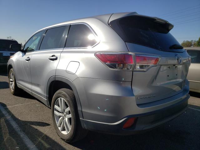 Photo 2 VIN: 5TDZARFH4ES007303 - TOYOTA HIGHLANDER 