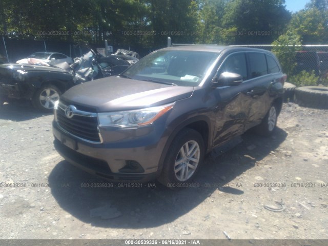 Photo 1 VIN: 5TDZARFH5ES004264 - TOYOTA HIGHLANDER 