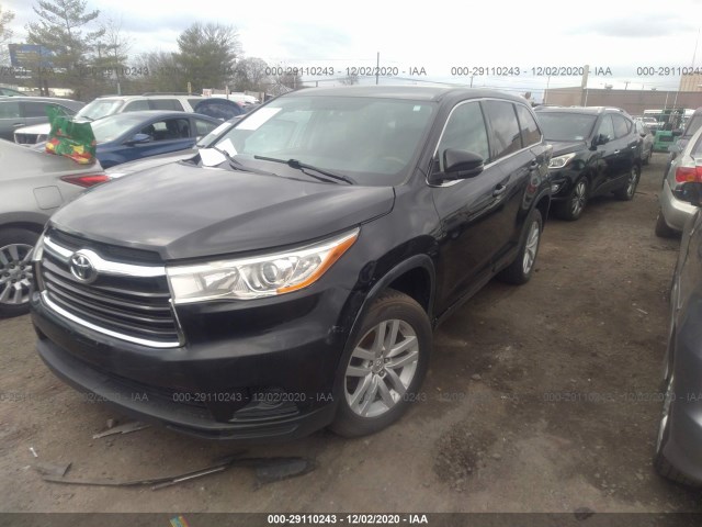 Photo 1 VIN: 5TDZARFH5ES008735 - TOYOTA HIGHLANDER 