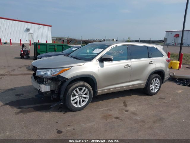 Photo 1 VIN: 5TDZARFH5GS019222 - TOYOTA HIGHLANDER 