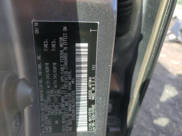 Photo 12 VIN: 5TDZARFH6JS041348 - TOYOTA HIGHLANDER 