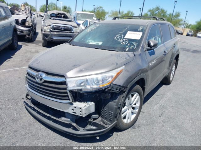 Photo 1 VIN: 5TDZARFH7FS016272 - TOYOTA HIGHLANDER 