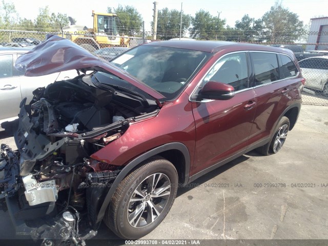 Photo 1 VIN: 5TDZARFH7KS061075 - TOYOTA HIGHLANDER 