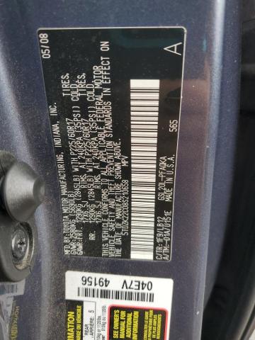 Photo 12 VIN: 5TDZK22C08S210658 - TOYOTA SIENNA XLE 