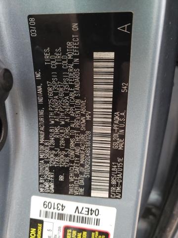 Photo 13 VIN: 5TDZK22C48S187028 - TOYOTA SIENNA XLE 