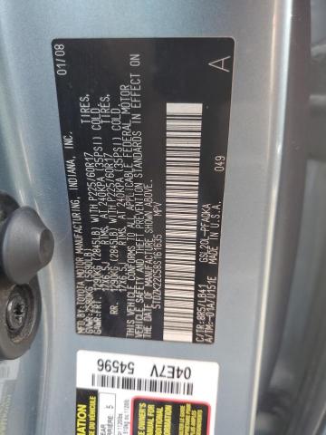 Photo 12 VIN: 5TDZK22C58S161635 - TOYOTA ALL MODELS 