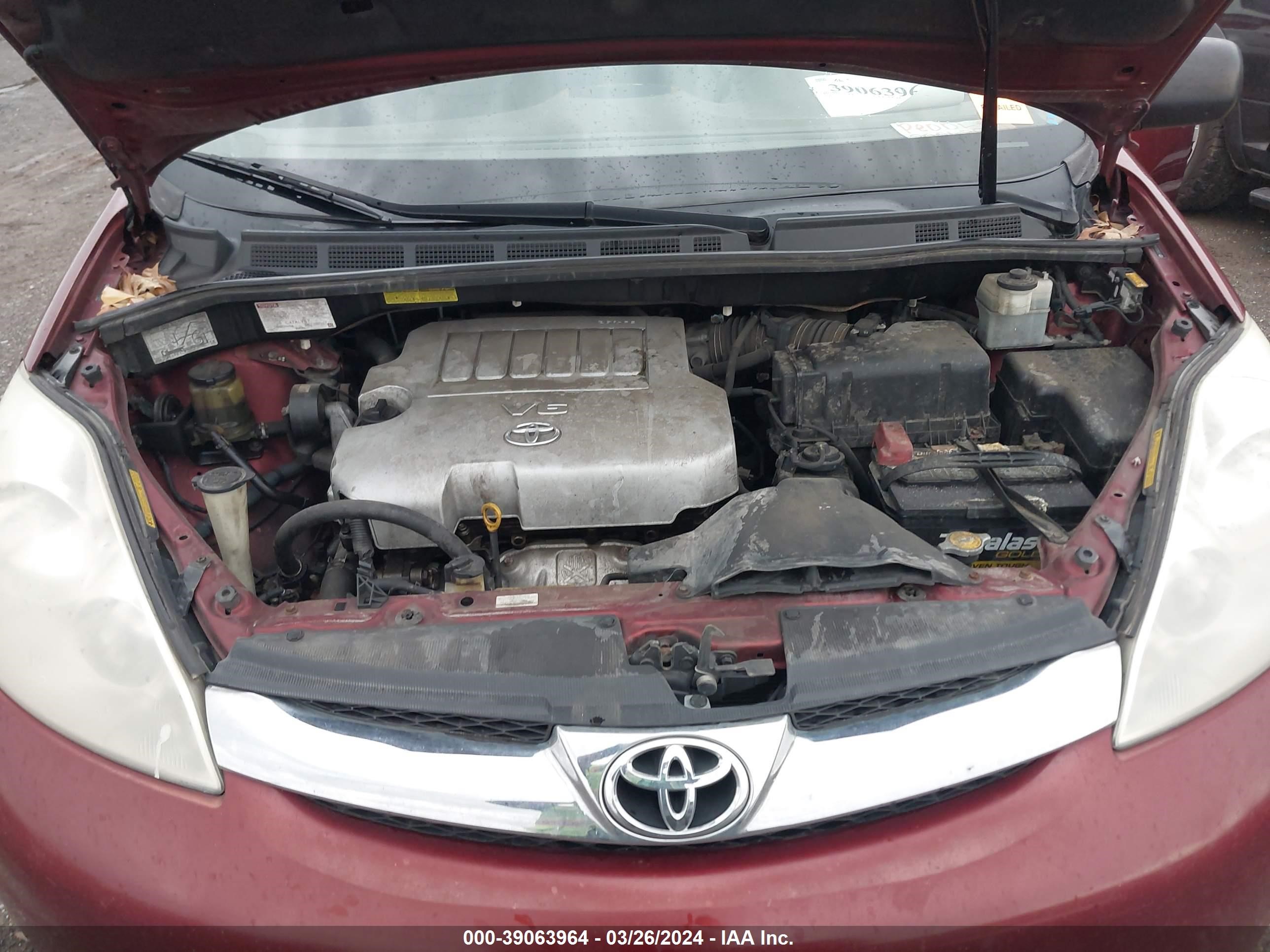 Photo 9 VIN: 5TDZK22C77S083244 - TOYOTA SIENNA 