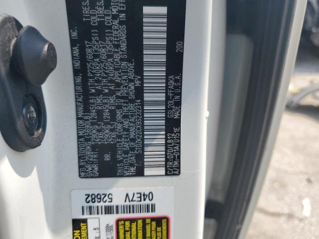 Photo 12 VIN: 5TDZK22CX9S232314 - TOYOTA SIENNA XLE 