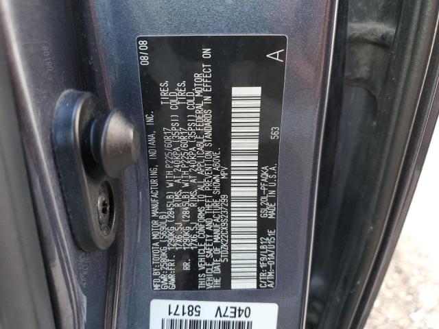 Photo 12 VIN: 5TDZK22CX9S237299 - TOYOTA SIENNA XLE 