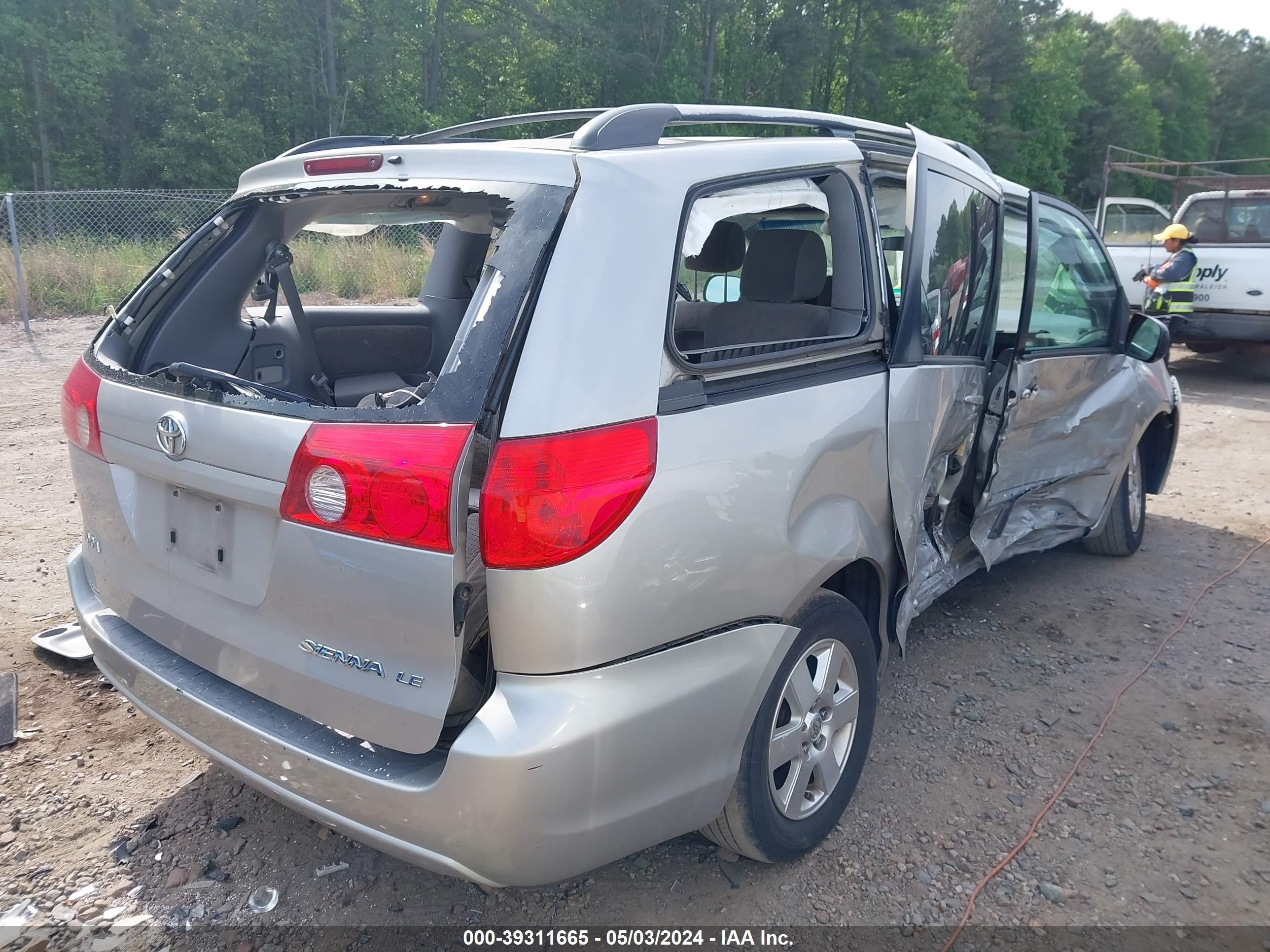 Photo 3 VIN: 5TDZK23C08S200582 - TOYOTA SIENNA 