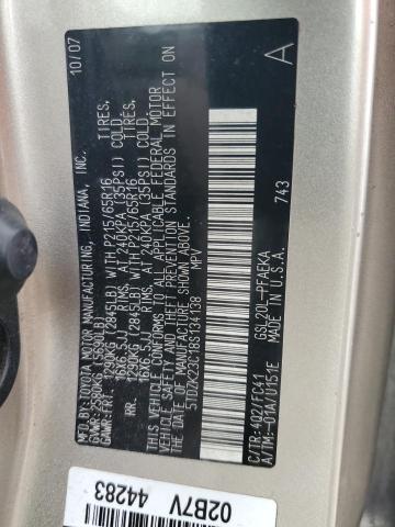 Photo 13 VIN: 5TDZK23C18S134138 - TOYOTA SIENNA CE 