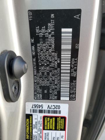 Photo 12 VIN: 5TDZK23C18S143499 - TOYOTA SIENNA CE 