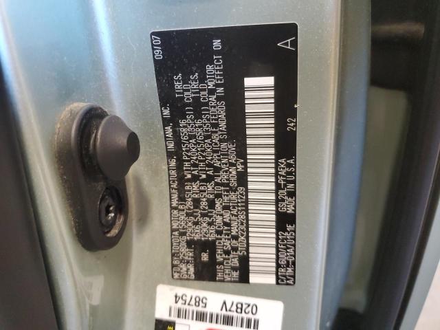 Photo 12 VIN: 5TDZK23C28S111239 - TOYOTA SIENNA CE 