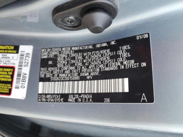 Photo 13 VIN: 5TDZK23C28S159985 - TOYOTA SIENNA CE 