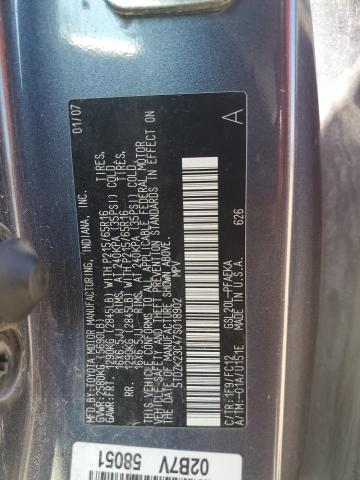 Photo 12 VIN: 5TDZK23C47S018902 - TOYOTA SIENNA CE 