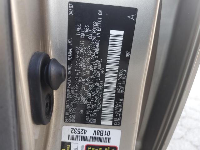 Photo 11 VIN: 5TDZK23C47S059644 - TOYOTA SIENNA CE 