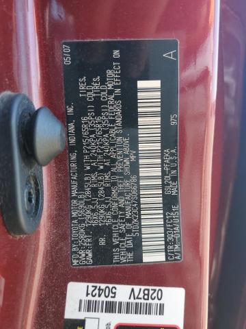 Photo 12 VIN: 5TDZK23C47S066786 - TOYOTA SIENNA CE 