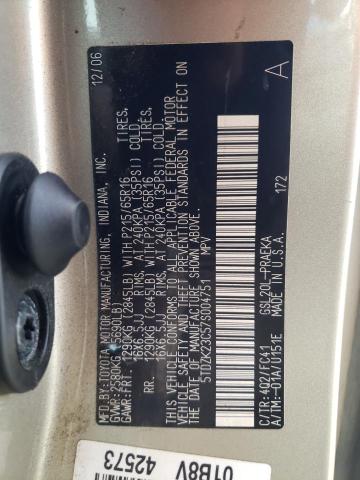 Photo 13 VIN: 5TDZK23C57S004751 - TOYOTA SIENNA CE 