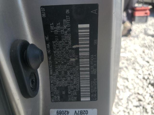 Photo 12 VIN: 5TDZK23C57S077408 - TOYOTA SIENNA CE 