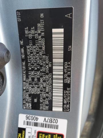 Photo 12 VIN: 5TDZK23C67S094265 - TOYOTA SIENNA CE 