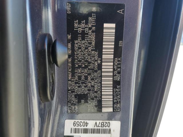 Photo 12 VIN: 5TDZK23C87S021026 - TOYOTA SIENNA CE 