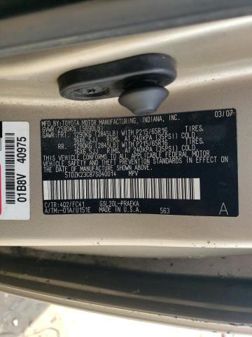 Photo 12 VIN: 5TDZK23C87S040014 - TOYOTA SIENNA 