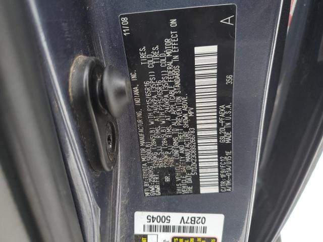 Photo 12 VIN: 5TDZK23C89S266783 - TOYOTA SIENNA CE 