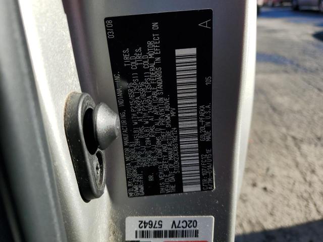 Photo 12 VIN: 5TDZK23CX8S182124 - TOYOTA SIENNA CE 