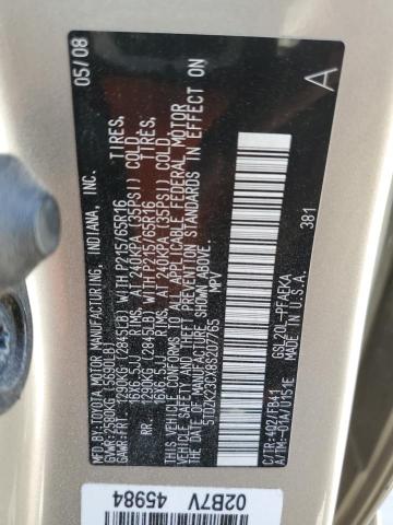 Photo 12 VIN: 5TDZK23CX8S207765 - TOYOTA SIENNA CE 