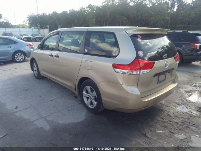 Photo 2 VIN: 5TDZK3DC0DS303385 - TOYOTA SIENNA 