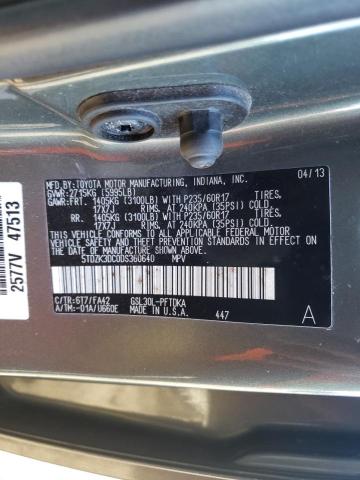 Photo 9 VIN: 5TDZK3DC0DS360640 - TOYOTA SIENNA 