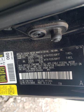 Photo 9 VIN: 5TDZK3DC0FS564664 - TOYOTA SIENNA 