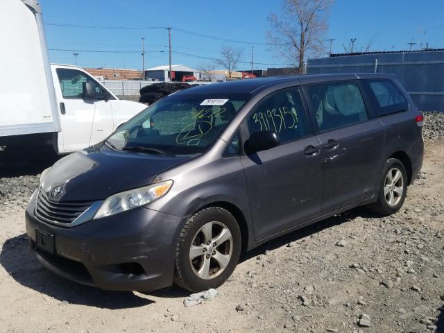 Photo 1 VIN: 5TDZK3DC1CS181554 - TOYOTA SIENNA 