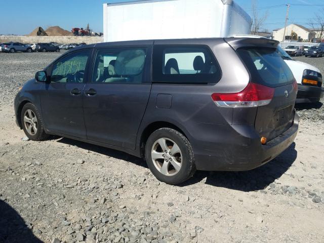 Photo 2 VIN: 5TDZK3DC1CS181554 - TOYOTA SIENNA 