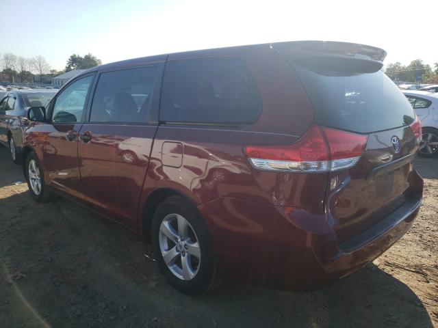 Photo 2 VIN: 5TDZK3DC2BS012903 - TOYOTA SIENNA 