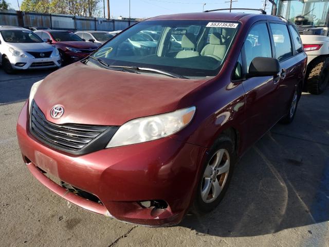 Photo 1 VIN: 5TDZK3DC2BS035971 - TOYOTA SIENNA 