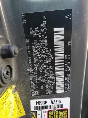 Photo 11 VIN: 5TDZK3DC3CS178834 - TOYOTA SIENNA 