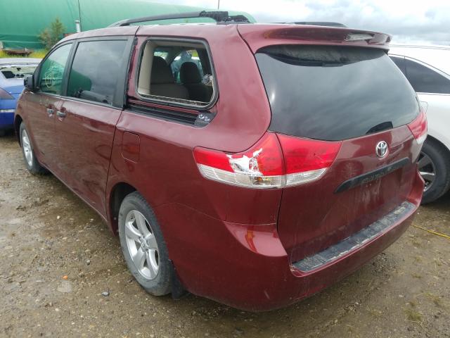 Photo 2 VIN: 5TDZK3DC4BS089515 - TOYOTA SIENNA 