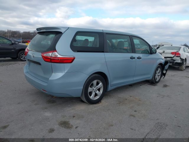 Photo 3 VIN: 5TDZK3DC4FS549634 - TOYOTA SIENNA 