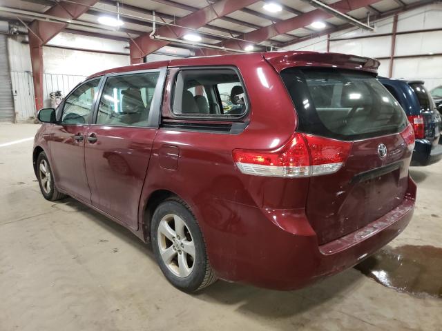 Photo 2 VIN: 5TDZK3DC5BS027878 - TOYOTA SIENNA 