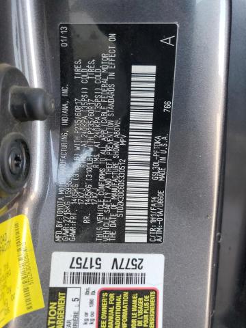 Photo 12 VIN: 5TDZK3DC6DS330512 - TOYOTA SIENNA 