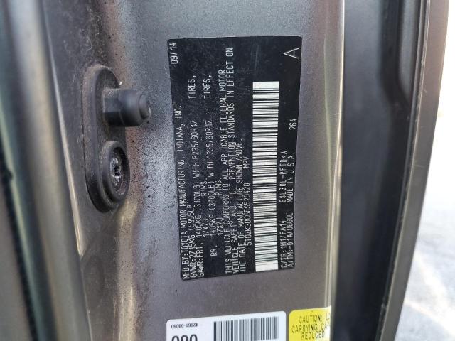 Photo 12 VIN: 5TDZK3DC6FS529420 - TOYOTA SIENNA 