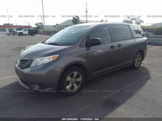 Photo 1 VIN: 5TDZK3DC7DS365625 - TOYOTA SIENNA 