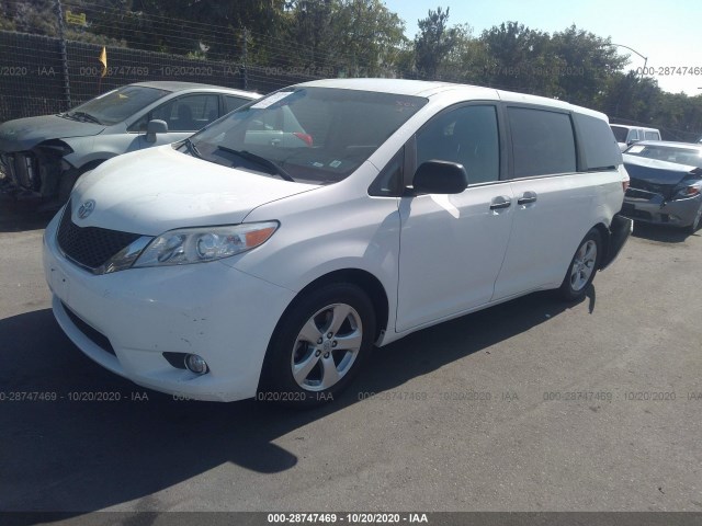 Photo 1 VIN: 5TDZK3DC7FS595183 - TOYOTA SIENNA 