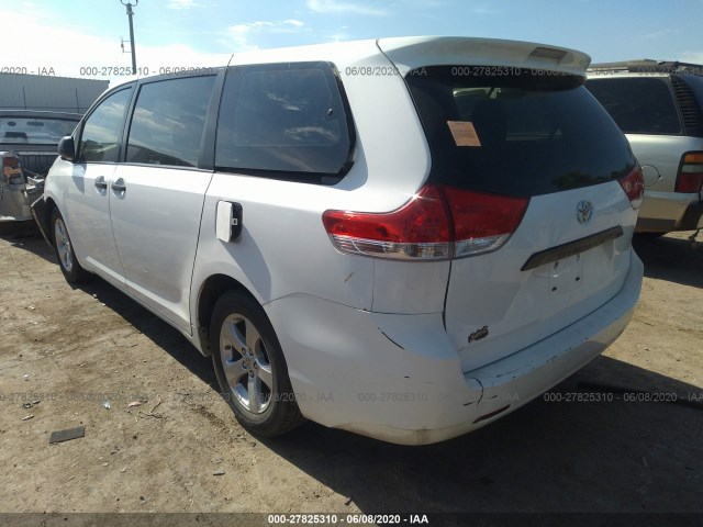 Photo 2 VIN: 5TDZK3DC8DS297898 - TOYOTA SIENNA 